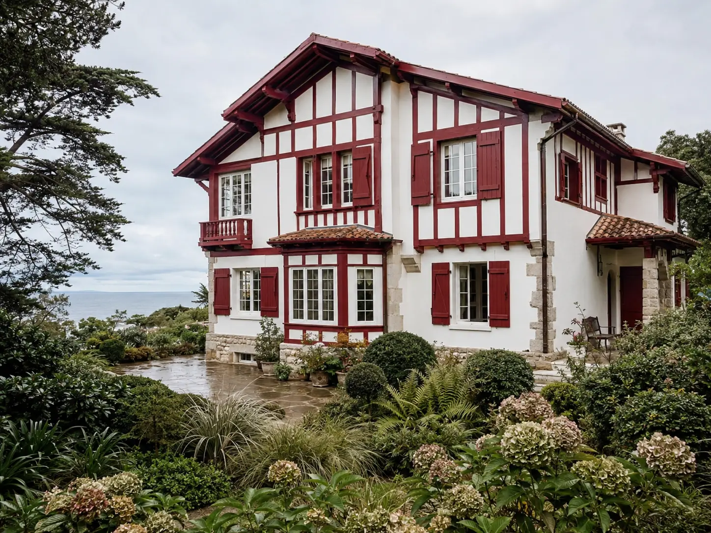 Villa basque avec vue à Biarritz